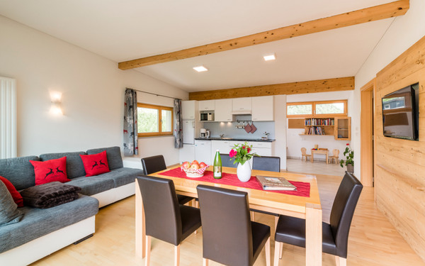The living area Farmhouse apartments Bachmannhof