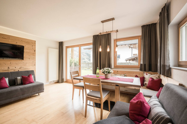 The living area Farmhouse apartments Bachmannhof