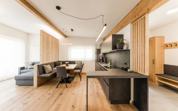 The living area Farmhouse apartments Bachmannhof