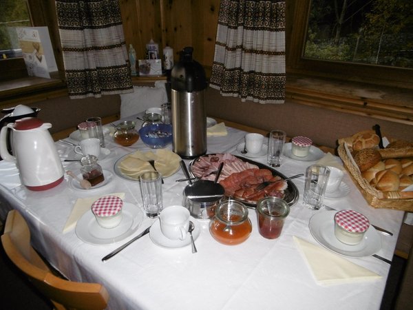 Das Frühstück Ferienwohnungen auf dem Bauernhof Mittermüllerhof