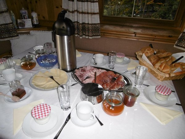 Das Frühstück Ferienwohnungen auf dem Bauernhof Mittermüllerhof