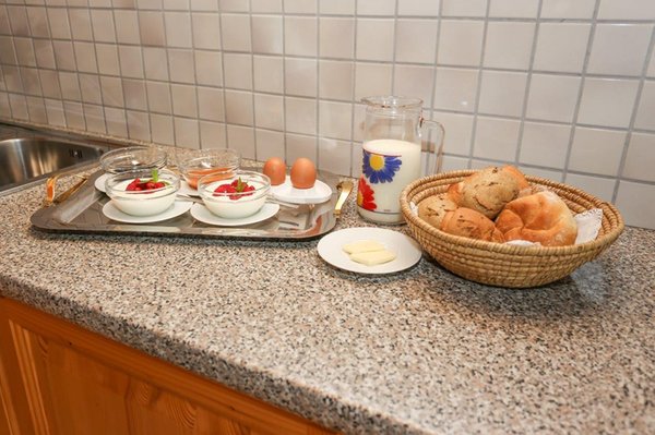 La colazione Appartamenti in agriturismo Falserhof
