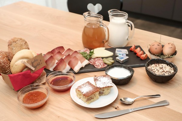 Das Frühstück Ferienwohnungen auf dem Bauernhof Hauserhof