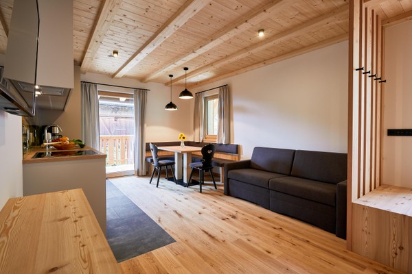 Der Wohnraum Ferienwohnungen auf dem Bauernhof Oberfelsonnerhof