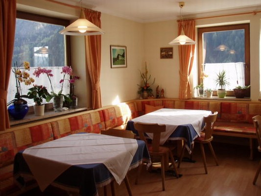 Die Gemeinschaftsräume B&B auf dem Bauernhof Rafreiderhof