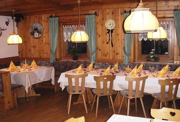 Il ristorante Val di Funes Veltierhof