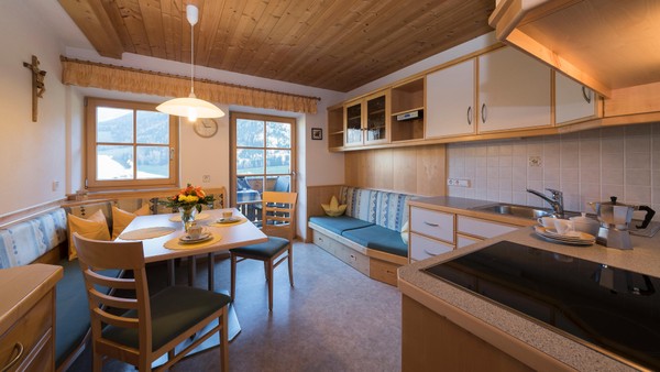 La zona giorno Appartamenti Bergblick