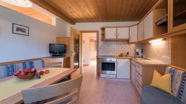 La zona giorno Appartamenti Bergblick