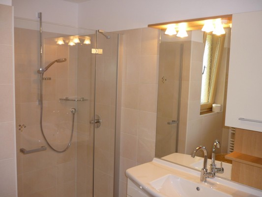 Foto del bagno Appartamenti in agriturismo Putzerhof