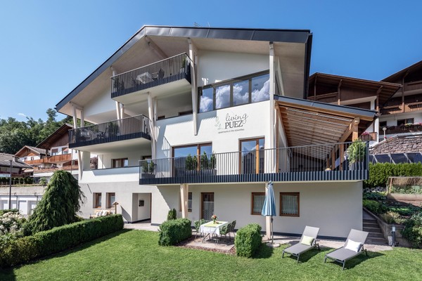 Foto Außenansicht living Puez apartments in the dolomites