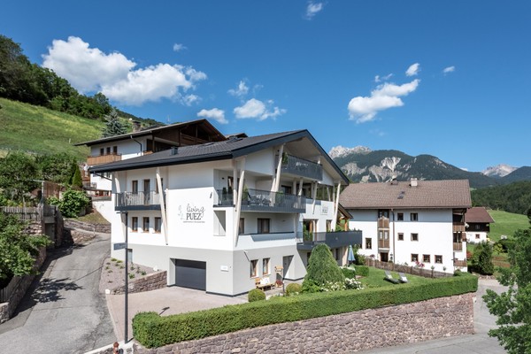 Foto Außenansicht living Puez apartments in the dolomites