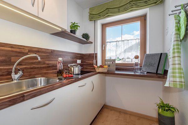 Foto della cucina living Puez apartments in the dolomites