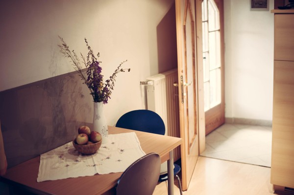 La zona giorno Appartamenti in agriturismo Drockerhof