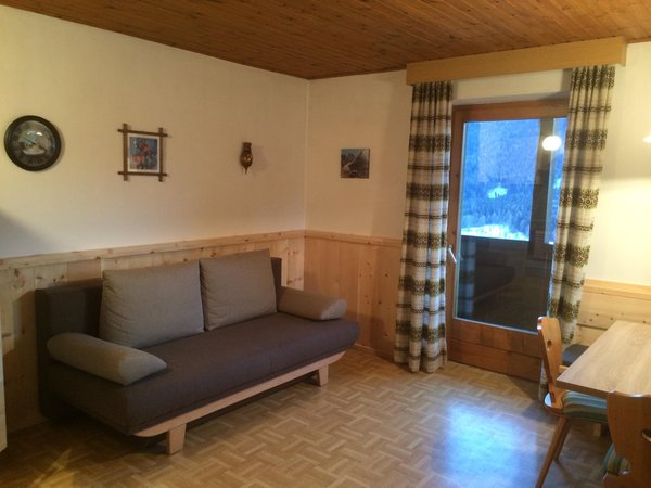 La zona giorno Appartamenti in agriturismo Heinzlerhof