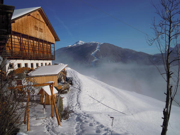 Foto esterno in inverno Kerschbaumhof