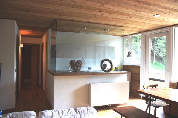 Der Wohnraum Chalet Corte delle Dolomiti