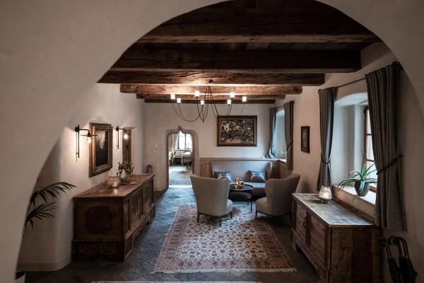 The common areas Restaurant Ansitz Steinbock