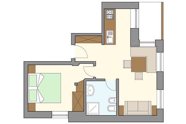 Der Grundrissplan Residence Majarai