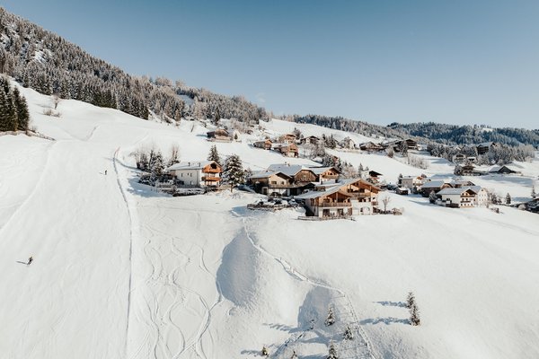 Foto invernale di presentazione Appartamenti Refugium LaFlu