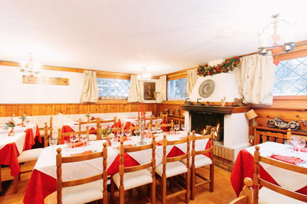 The restaurant Cortina d'Ampezzo Ciasa Lorenzi