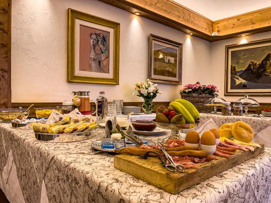 The breakfast Meublé Da Beppe Sello