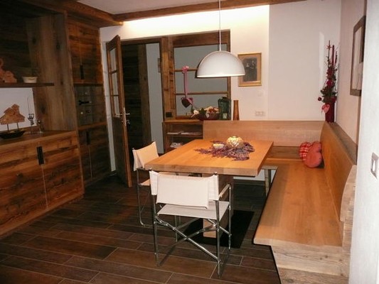 The living area Apartments Cësa Antermejes