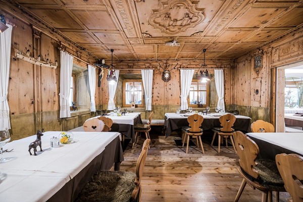 Il ristorante Prato alla Drava Boutique Hotel Eggele