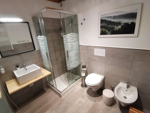 Foto del bagno Hotel Almhof