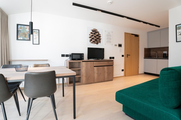 The living area Wachtler Dolomite Apartments