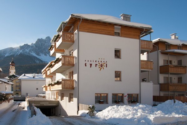 Foto invernale di presentazione Residence Tyrol