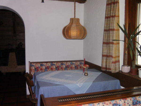 La zona giorno Bed & Breakfast Haus Drau