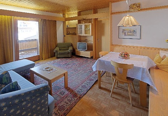 La zona giorno Appartamenti Haus - Casa Mairgünter