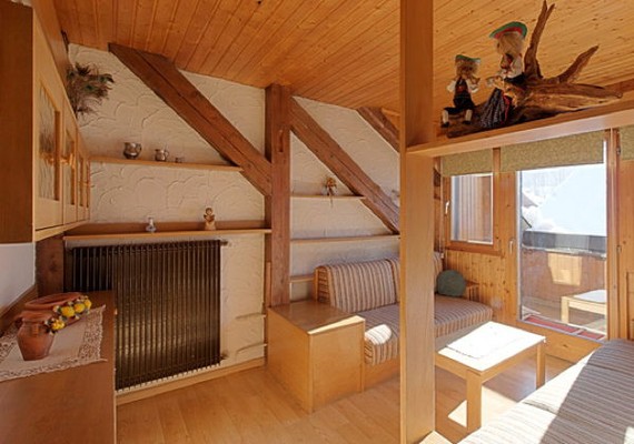 La zona giorno Appartamenti Haus - Casa Mairgünter