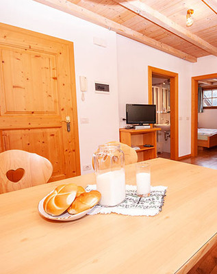 The living area Farmhouse apartments Valtnerhof