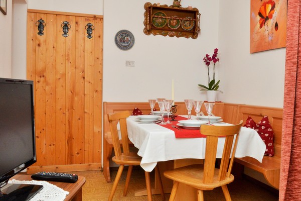 La zona giorno Appartamenti in agriturismo Asthof