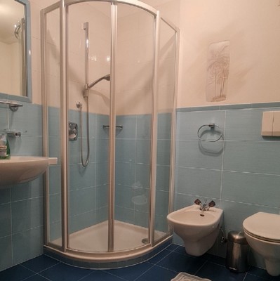 Photo of the bathroom Farmhouse apartments Gallerhof Erika