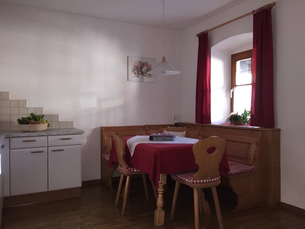 La zona giorno Schopferhof - Appartamenti in agriturismo 3 fiori