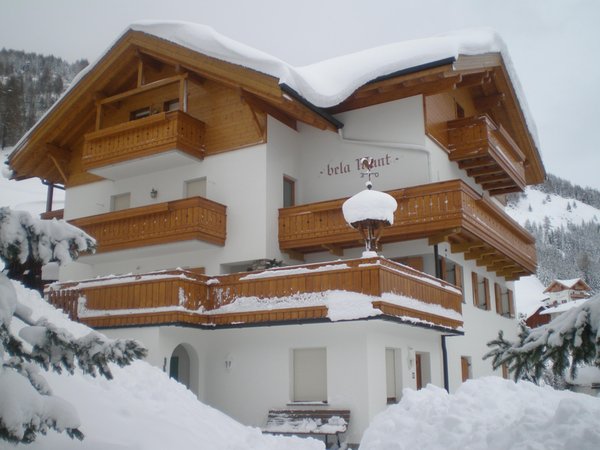 Foto invernale di presentazione Appartamenti Bela Munt