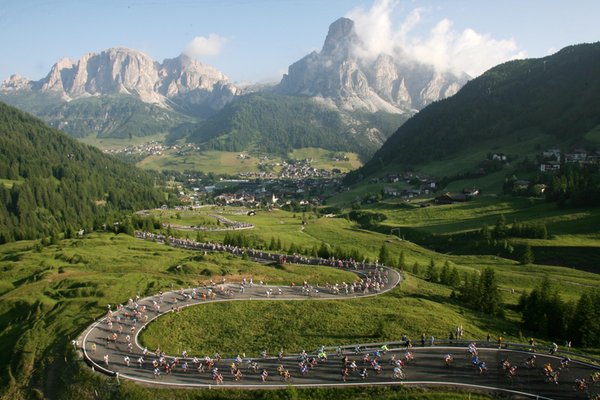 Characteristic depiction of Corvara (Alta Badia)