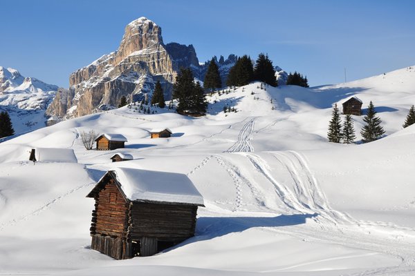 Caratteristica rappresentazione di Corvara (Alta Badia)