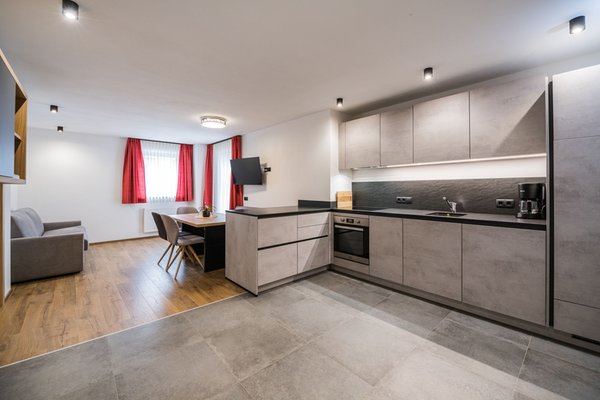 The living area Kuenz Dolomites Apartments