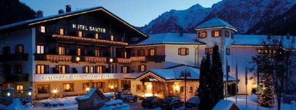 Foto invernale di presentazione Hotel Santer