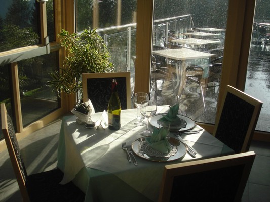 The restaurant Monte Rota / Ratsberg (Dobbiaco / Toblach) Alpenhotel Ratsberg