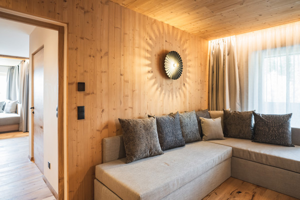 La zona giorno Arthotel Gratschwirt