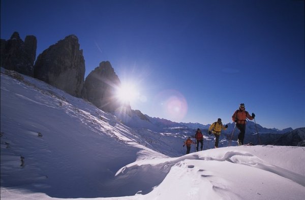 Winteraktivitäten Drei Zinnen Dolomiten - Hochpustertal