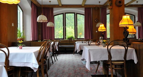 Das Restaurant Toblach Baur Am See / Al Lago