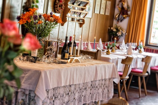 The restaurant Dobbiaco / Toblach Moritz