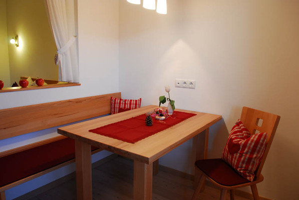 La zona giorno Sunnseit'n - Garni (B&B) + Appartamenti 3 stelle