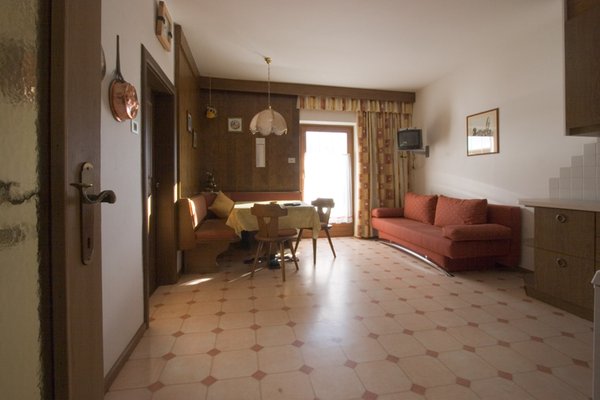 La zona giorno Camere + Appartamenti Oberweberhof