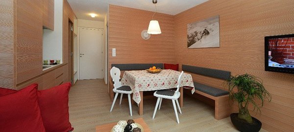 La zona giorno Villa Rienzner - Appartamenti 3 soli